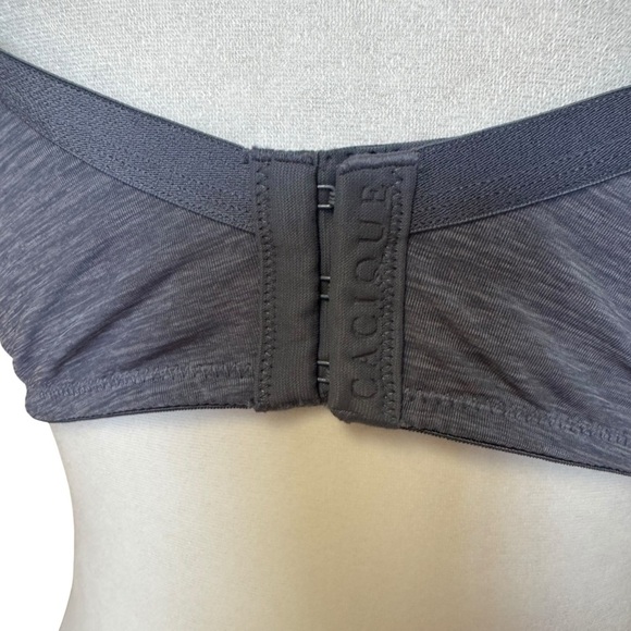 Lane Bryant Cacique Smooth Balconette T-Shirt Bra Plus Size 38F (DDD) Blue-Gray - Picture 7 of 10